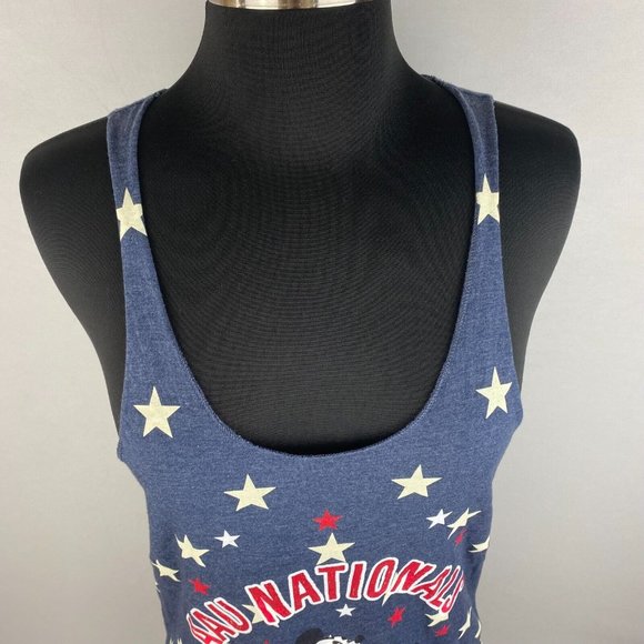 Disney Parks Juniors L Volleyball AAU Nationals 2018 Mickey Mouse Stars Tank Top - Picture 2 of 12